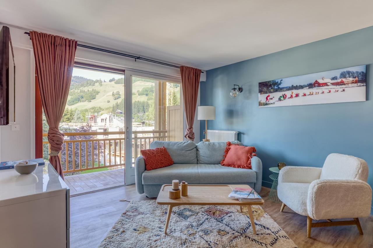 Rare ! Appartement rénové dans le village piéton de Megève Exterior foto