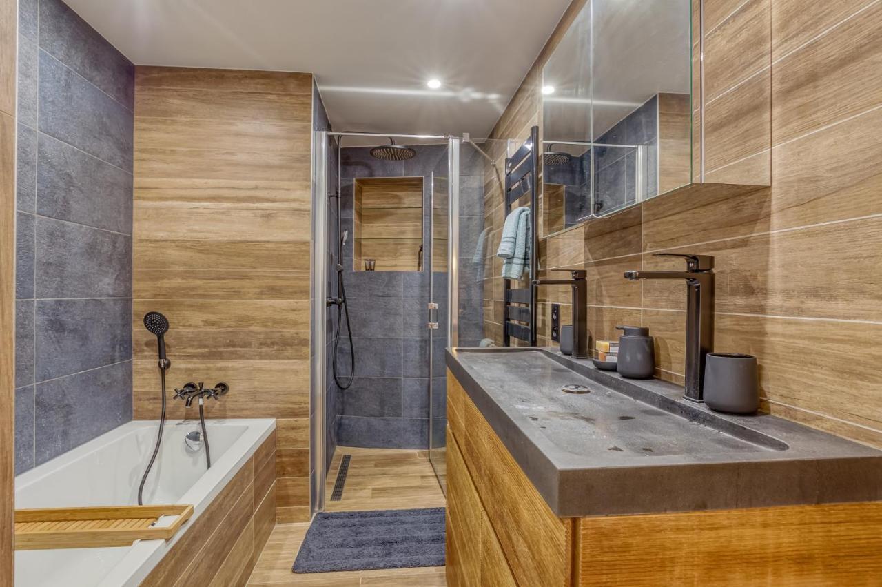 Rare ! Appartement rénové dans le village piéton de Megève Exterior foto